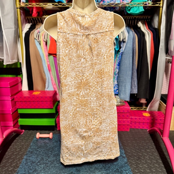 Lilly Pulitzer Dev Dress - Sand Bar Palm Beach Paradise (Size XXS) - Picture 2 of 7
